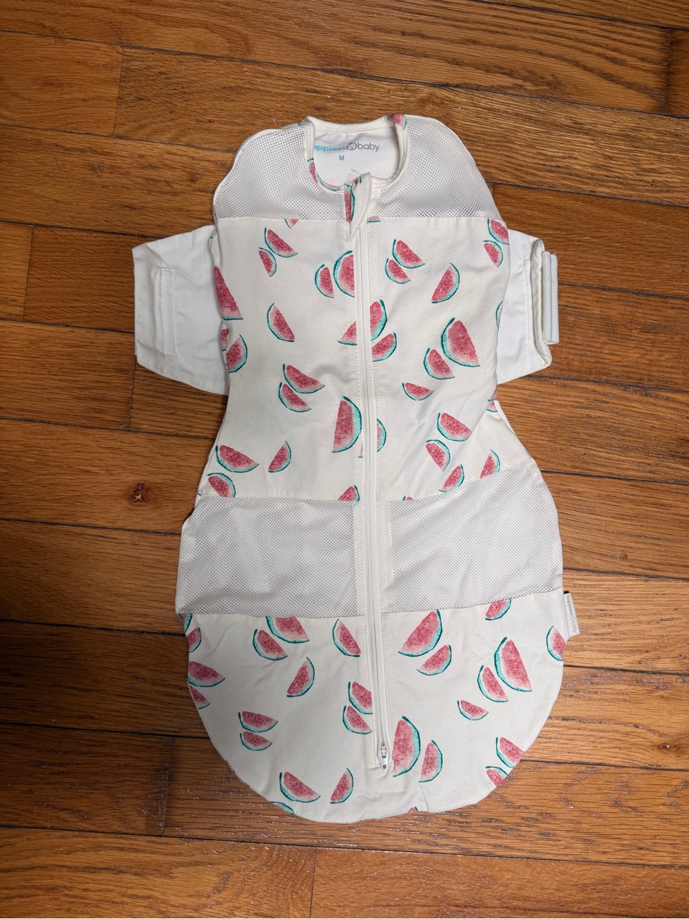 Happiest Baby SNOO Swaddle Sack Watermelon Print 🍉 Summer Organic Cotton 2-4 M